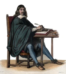 Porträt von René Descartes (1596-1650), französischer Philosoph und Schriftsteller